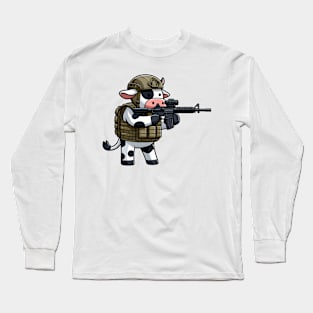 Tactical Cow Long Sleeve T-Shirt